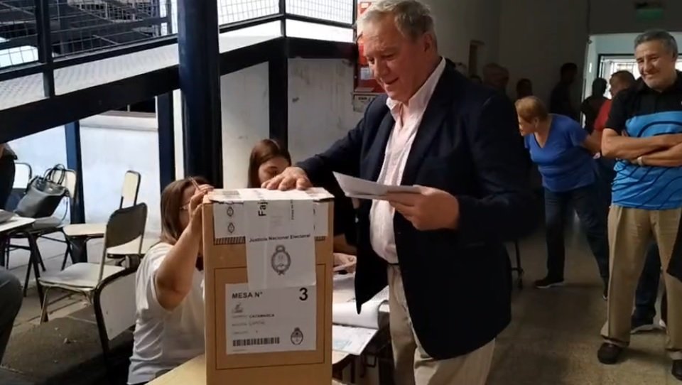 Voto Rubén Dusso el candidato a vicegobernador que busca su relección
