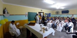 Celebración de inicio de la tarea pastoral del nuevo asesor espiritual del Hogar de Cristo