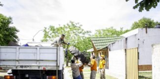 Operativo descacharado en Paclin