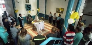 La Virgen visita el sindicato de los municipales