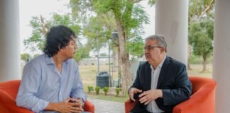 Raúl Jalil recibió al intendente electo de Santa Rosa