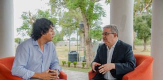 Raúl recibió al intendente electo de Santa Rosa