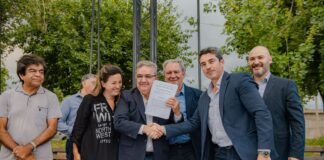 Se firmó el inicio de obra de la segunda etapa del sistema de desagües cloacales para FME y Valle Viejo