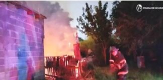 Un incendio arrasó con una vivienda en Capital