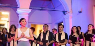 El Coro Polifónico cerró el año con un homenaje a los 40 años de democracia