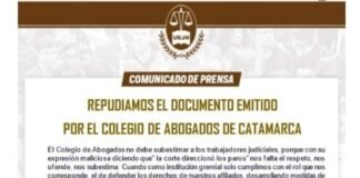 El gremio de Judiciales emitió un fuerte comunicado contra el Colegio de Abogados