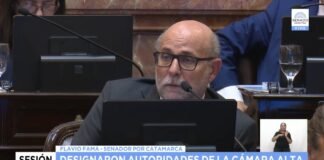 Fama invitó a sus pares “a trabajar para sacar el país adelante de esta desastrosa situación”