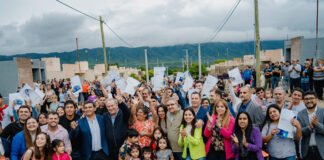 Familias de La Merced pasarán las fiestas en su propia casa