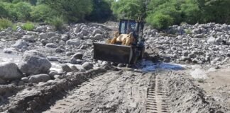 Fuerte lluvias afectó caminos en Santa Maria