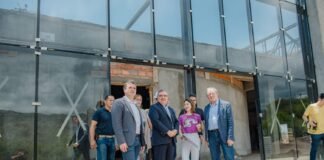 Jalil y dusso recorrieron la primera etapa de la obra del nuevo Palacio Legislativo