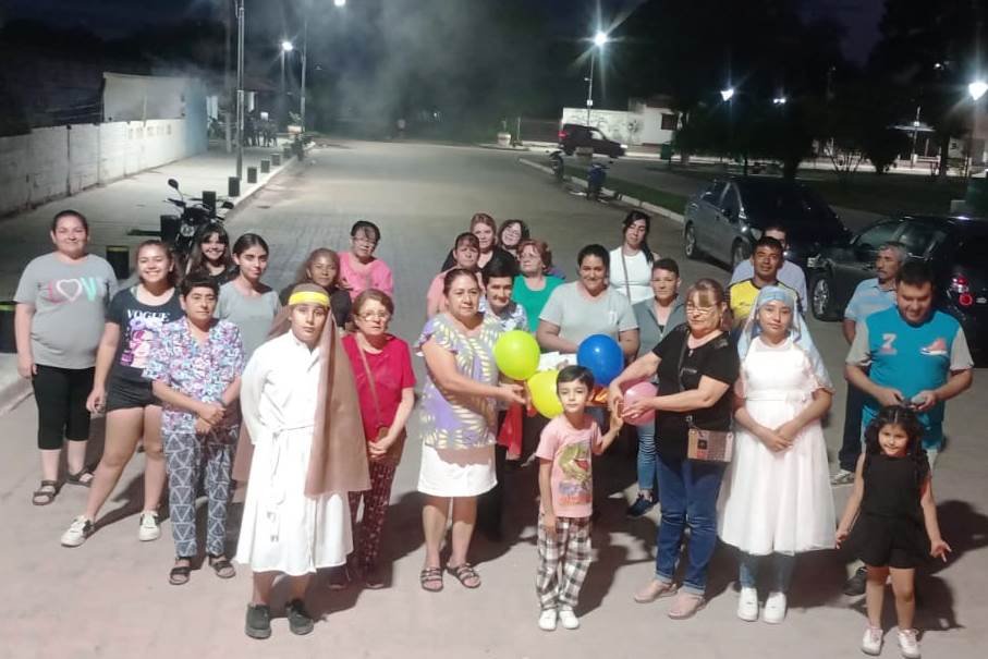 Navidad con visita a los enfermos en San Antonio de La Paz