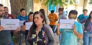 Protestas en el IPV: NO LE RENOVARON SUS CONTRATOS DE TRABAJO