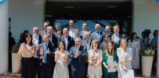 Raúl Jalil le tomó juramento a los ministros que lo acompañarán en el Ejecutivo Provincial