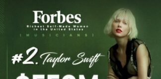 Taylor Swift es la quinta mujer más poderosa del mundo