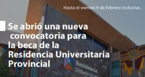 Nueva convocatoria para las becas de la Residencia Universitaria Provincial