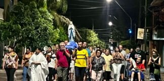 Celebran a Nuestra Señora de Lourdesen la parroquia Jesús Niño