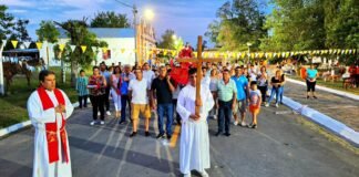 Manantiales celebró la Procesión y la Misa en Honor a Santa Bárbara