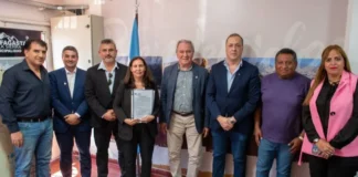 Antofagasta coordinará acciones con la Universidad Tecnológica Nacional para la investigación y formación científica Mario Cusipuma, Ruben Dussro, Paola Fdelli