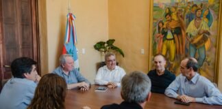 El gobernador Raúl Jalil se reunió con los líderes de Glencore Cobre