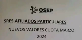 Golpe al bolsillo: La orden de OSEP de consulta ahora cuesta $ 2.594