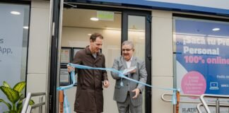 El Banco Macro instaló un punto permanente en El Pantanillo con la presencia de Jorge Brito