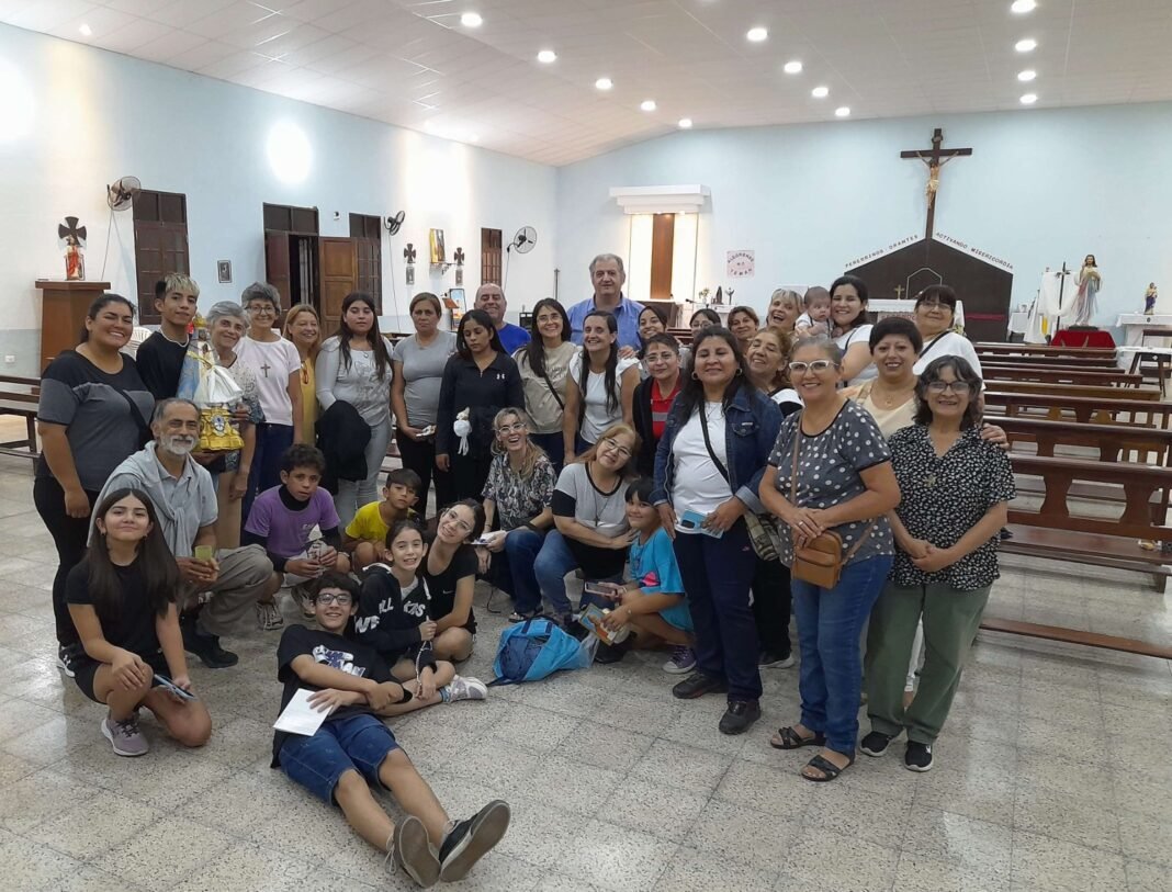 Fiestas en honor de Jesús de la Divina Misericordia en el barrio 9 de julio