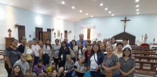 Fiestas en honor de Jesús de la Divina Misericordia en el barrio 9 de julio