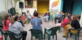 Talleres y capacitaciones sobre escritura, libros y bibliotecas en Mutquín