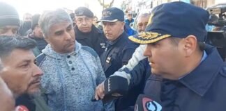 Aplicaron protocolo antipiquete a la protesta del Soem en la capital