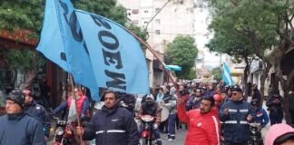 El SOEM se moviliza por tercera vez en Capital: pide 50% de aumento salarial