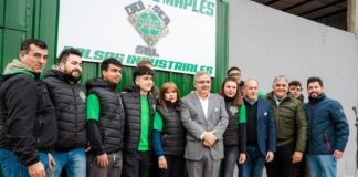 Inauguran emprendimiento destinado al reciclado y fabricación de maples en Chumbicha