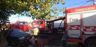 Lamentable: Un incendio consumió una vivienda en la Viñita