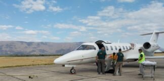 OSEP derivó de urgencia a bebé de un mes en avión sanitario