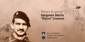 Se conmemora el 42° aniversario del fallecimiento del héroe Mario “el perro” Cisnero