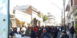 El SOEM volvio a marchar y continuan de paro