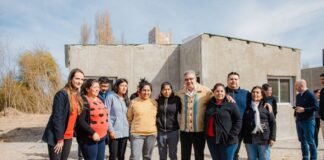 Hualfín: El Gobernador visitó la obra de viviendas para familias afectadas por crecida del río