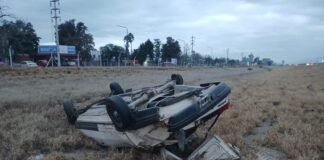 Viernes Trágico: Un hombre murió en un violento vuelco en el Pantanillo