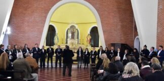 Con amplia participación se realizó un nuevo Concierto Coral