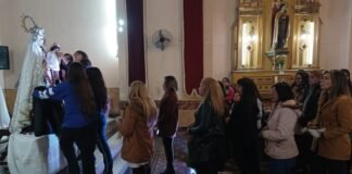 Con profunda devoción se vivió la celebración de la vestición de la Virgen del Carmen