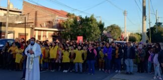 En un clima de fiesta se cerró el mes dedicado al Sagrado Corazón de Jesús