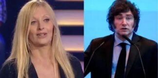 Javier Milei y Yuyito González se mostraron juntos en un palco del Teatro Colón