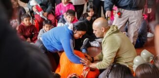 Taller de Seguridad Vial y RCP en la escuela Municipal N° 3