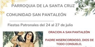Triduo en honor de San Pantaleón, patrono de los médicos y enfermos