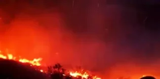 Bomberos Voluntarios de la provincia participa en el control del fuego en Tafí del Valle