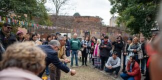 Corpachada en la Casa de la Cultura para rendir homenaje a la Pachamama
