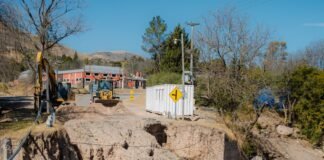 El Gobierno inició la reconstrucción del puente sobre Río Las Juntas