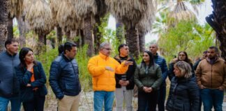 El Gobierno reactivará la obra del Parque Los Palmares en Fray Mamerto Esquiú