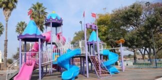 Esta lista para la inauguración la plaza San Martín en Los Altos