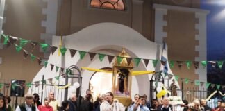 Fervoroso cierre de las fiestas en honor de San Roque en La Chacarita