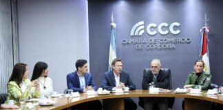 Importante agenda de reuniones cumplió Caria en Córdoba